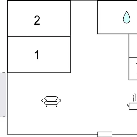 アパート 2 Bedroom In Le Pellerin